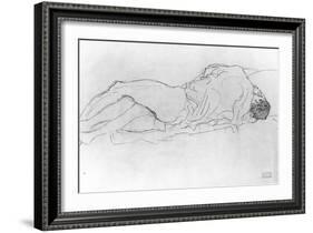 Couple in Bed, c.1915-Gustav Klimt-Framed Giclee Print
