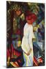 Couple in Forest-Auguste Macke-Mounted Art Print