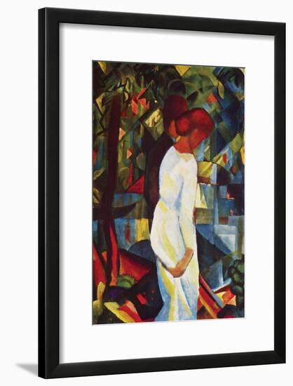 Couple in Forest-Auguste Macke-Framed Art Print