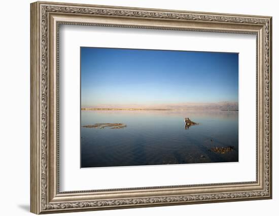 Couple in Healing Mud, Dead Sea, Israel-David Noyes-Framed Photographic Print