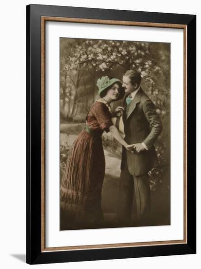 Couple in Springtime-null-Framed Giclee Print