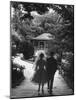 Couple Just Married Taking a Walk in a Park-Loomis Dean-Mounted Photographic Print