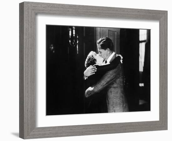 Couple Kissing Each Other-null-Framed Photo