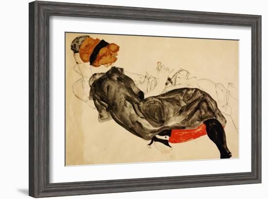 Couple (Liebespaar), 1912-Egon Schiele-Framed Giclee Print