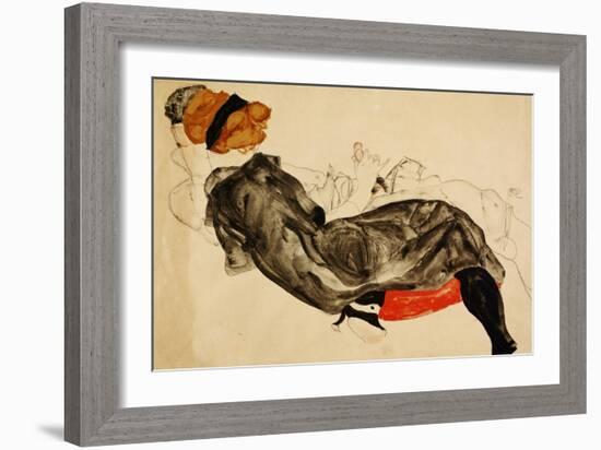 Couple (Liebespaar), 1912-Egon Schiele-Framed Giclee Print