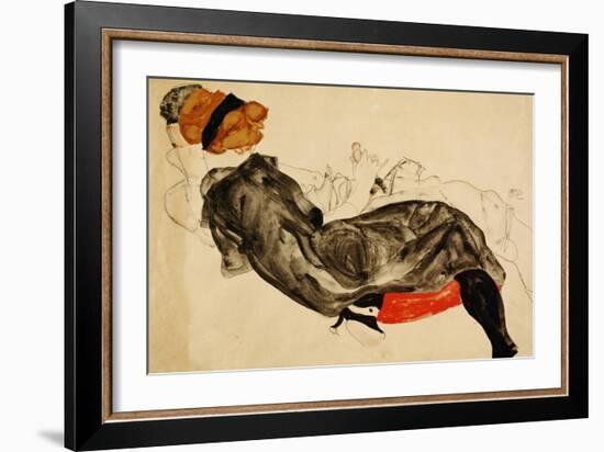 Couple (Liebespaar), 1912-Egon Schiele-Framed Giclee Print