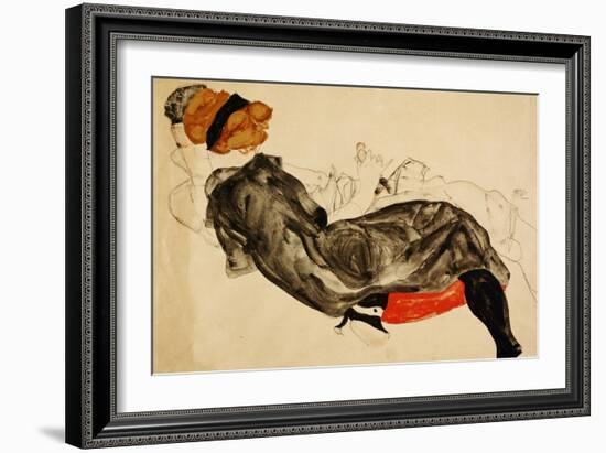 Couple (Liebespaar), 1912-Egon Schiele-Framed Giclee Print