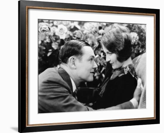 Couple Looking at Each Other Lovingly-null-Framed Photo