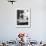 Couple Looking at Geyser Old Faithful at Yellowstone National Park-Alfred Eisenstaedt-Framed Photographic Print displayed on a wall