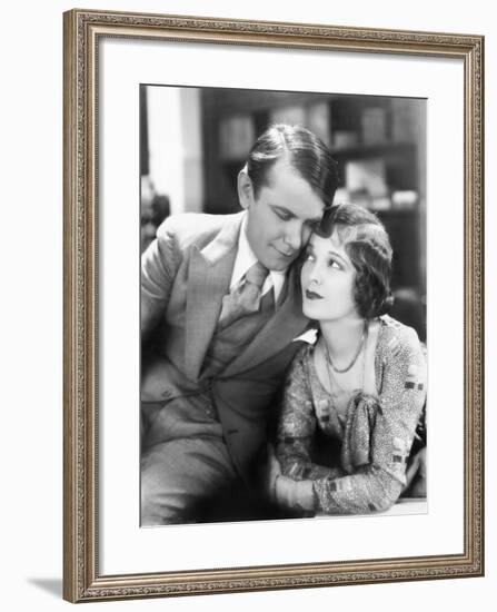 Couple Looking Lovingly at Each Other-null-Framed Photo