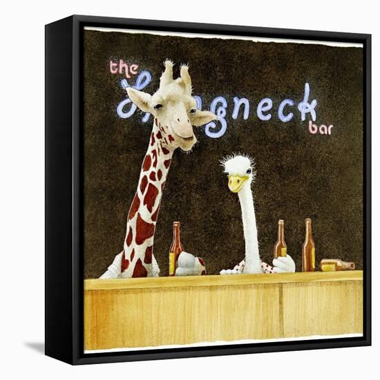 Couple of Longnecks-Will Bullas-Framed Premier Image Canvas