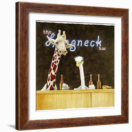 Couple of Longnecks-Will Bullas-Framed Giclee Print