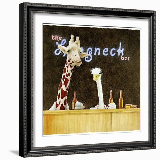 Couple of Longnecks-Will Bullas-Framed Giclee Print