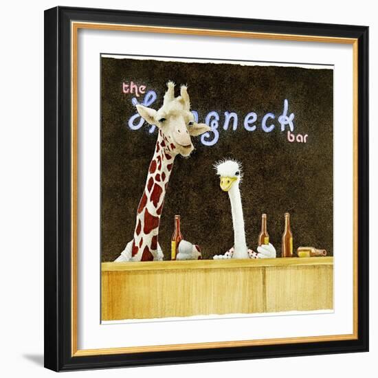 Couple of Longnecks-Will Bullas-Framed Giclee Print