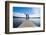 Couple on a Jetty at Lake Ianthe, West Coast, South Island, New Zealand, Pacific-Matthew Williams-Ellis-Framed Photographic Print