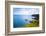 Couple on Cliff Top, Godrevy, Cornwall, England, United Kingdom, Europe-Kav Dadfar-Framed Photographic Print