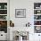 Couple Reading Newspaper at Breakfast Table-null-Framed Photo displayed on a wall