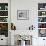 Couple Reading Newspaper at Breakfast Table-null-Framed Photo displayed on a wall