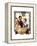 Couple Uncrating Turkey-Norman Rockwell-Framed Premier Image Canvas