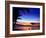 Couple Walking Along Beach at Sunset, Fiji-Peter Hendrie-Framed Photographic Print