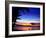 Couple Walking Along Beach at Sunset, Fiji-Peter Hendrie-Framed Photographic Print