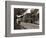 Couple Walking Down a Quiet Cobbled Road in Rye Sussex-null-Framed Photographic Print