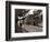 Couple Walking Down a Quiet Cobbled Road in Rye Sussex-null-Framed Photographic Print