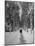 Couple Walking Through a Snow Covered Road-Carl Mydans-Mounted Photographic Print