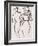 Couple Walking-Henri Gaudier-brzeska-Framed Giclee Print