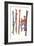 Couple with Sets of Skis-null-Framed Art Print