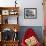 Couple with Table Covered in Food for Holiday Meal-null-Framed Photo displayed on a wall