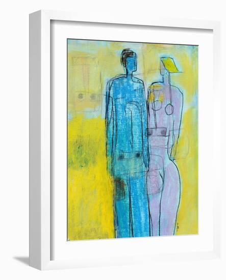 Couple-Marie Bertrand-Framed Giclee Print