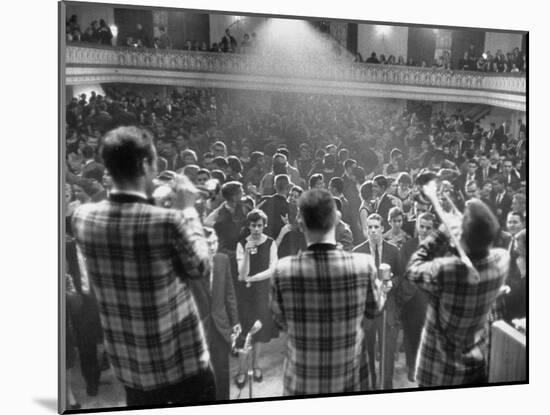 Couples Dancing at Teenage Jazz Party-Yale Joel-Mounted Photographic Print