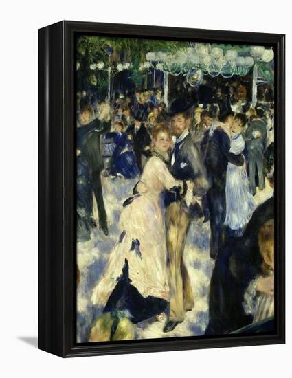 Couples Dancing, from Bal Du Moulin De La Galette, Dance at Moulin De La Galette, Paris, 1876-Pierre-Auguste Renoir-Framed Premier Image Canvas