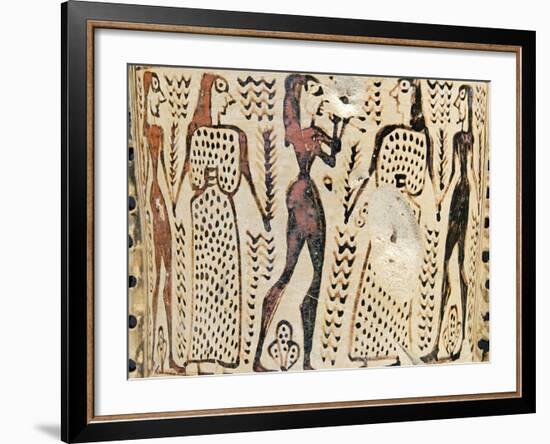 Couples Dancing to the Sound of the Aulos-null-Framed Photographic Print