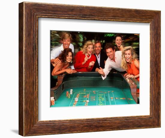 Couples Enjoying Themselves in a Casino-Bill Bachmann-Framed Photographic Print