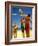 Couples Playing Volleyball on the Beach-Bill Bachmann-Framed Photographic Print