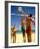 Couples Playing Volleyball on the Beach-Bill Bachmann-Framed Photographic Print