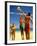 Couples Playing Volleyball on the Beach-Bill Bachmann-Framed Photographic Print