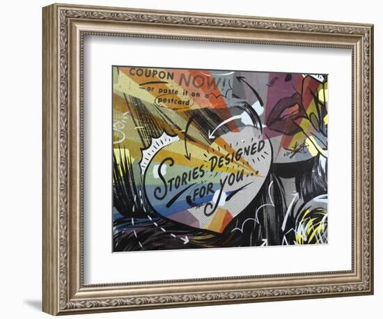 Coupon Stories-Dan Monteavaro-Framed Giclee Print