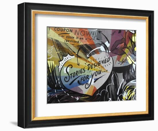 Coupon Stories-Dan Monteavaro-Framed Giclee Print