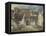 Cour de ferme à Saint Mammès (Seine et Marne)-Alfred Sisley-Framed Premier Image Canvas