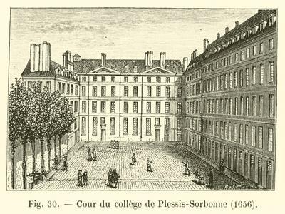 Cour Du College De Plessis-Sorbonne, 1656 Giclee Print | Art.com