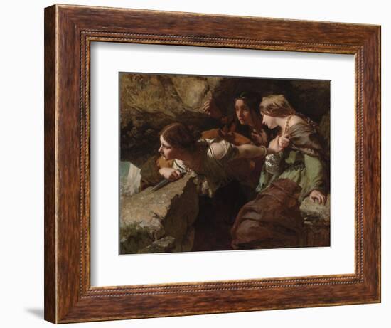 Courage, Anxiety and Despair: Watching the Battle-James Sant-Framed Giclee Print