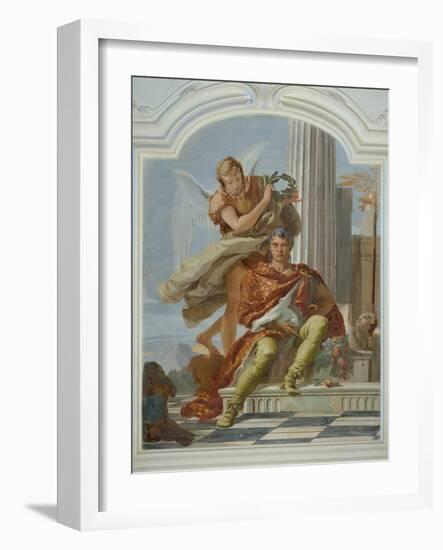 Courage Crowned by Glory-Giambattista Tiepolo-Framed Giclee Print