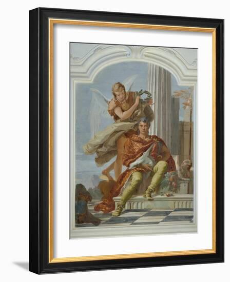 Courage Crowned by Glory-Giambattista Tiepolo-Framed Giclee Print