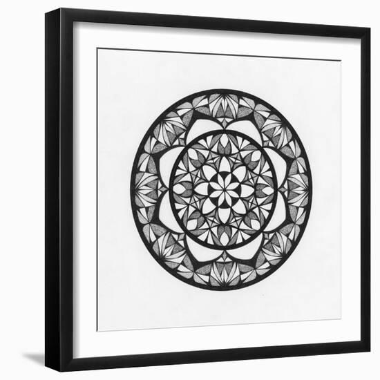 Courage Mandala-Nicky Kumar-Framed Giclee Print