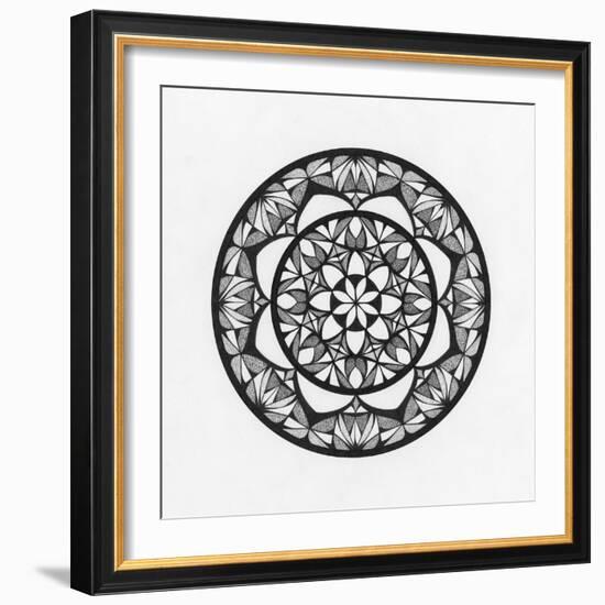 Courage Mandala-Nicky Kumar-Framed Giclee Print