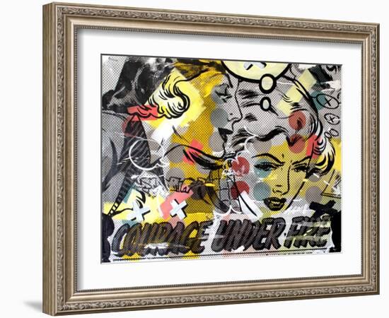 Courage Under Fire-Dan Monteavaro-Framed Giclee Print