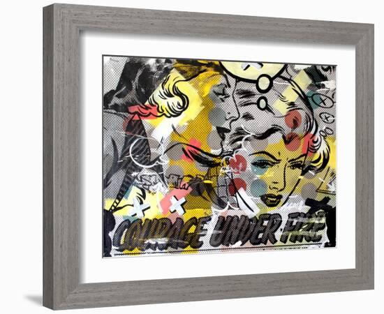 Courage Under Fire-Dan Monteavaro-Framed Giclee Print